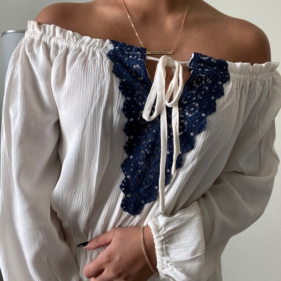 Open-Shoulder Romper - NWT - Picture 4 of 6